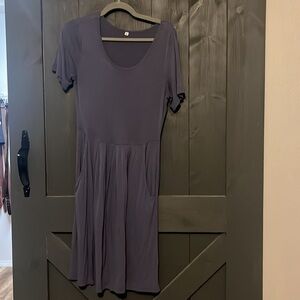 EUC Purple Dress with Pockets Size M